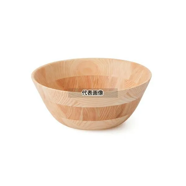 ひきよせ ボールL (3段L) ヒノキ 130111 φ225×H90  和/洋/中 食器 No.0167830