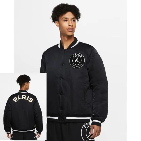 ナイキ NIKE ジョーダン Jordan メンズ スタジャン ジャケット アウター ジャンパー Jordan Paris Saint-Germain Varsity Jacket