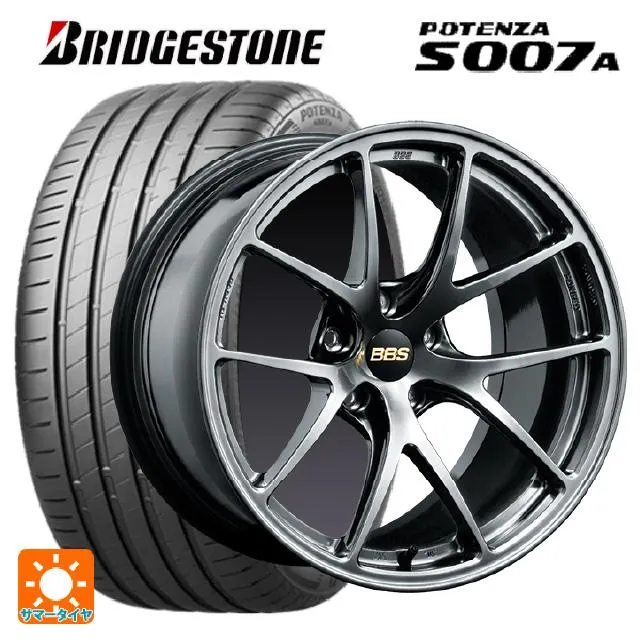 送料無料 サマータイヤホイールセット 235/45R18 98Y XL ブリヂストン ポテンザ S007A 正規品 BBS RI-A 18-8J