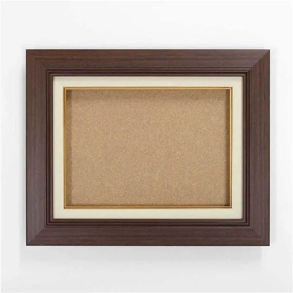 油絵額・キャンバス額・日本画・茶色油絵額 木製油縁額 P10（530×410mm） ブラウン【メーカー直送】