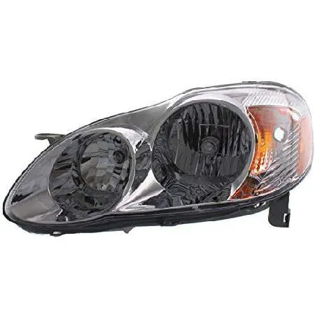 並行輸入 Evan Fischer Driver Side Headlight for Toyota Corolla CE LE 2003-2004 Halogen With bulb(s) Replaces# 8115002200