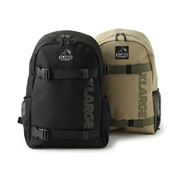 XLARGE KIDS エクストララージ キッズ ストラップつきバックパック リュックサック 17L カーキ クロ ブラック キッズ
