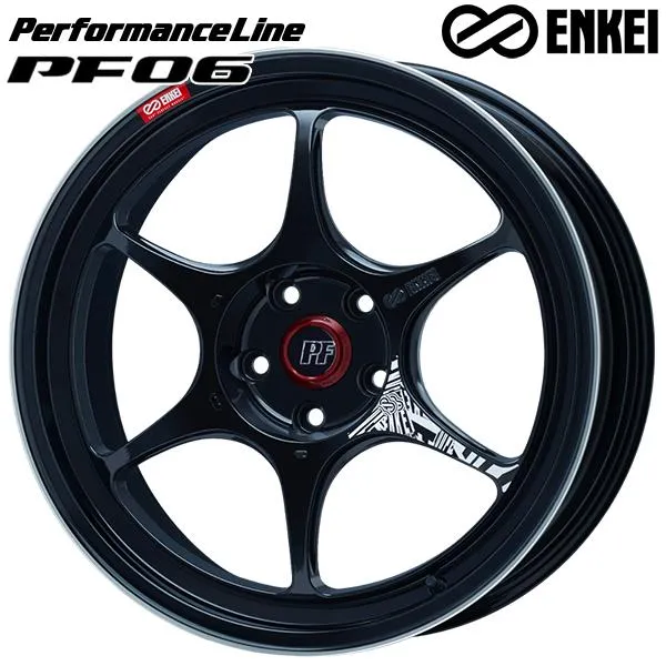 ENKEI エンケイ パフォーマンスライン PF06 19インチ 9.5J 5H120 +45 マシニングブラック アルミホイール単品 1本 4本以上送料無料