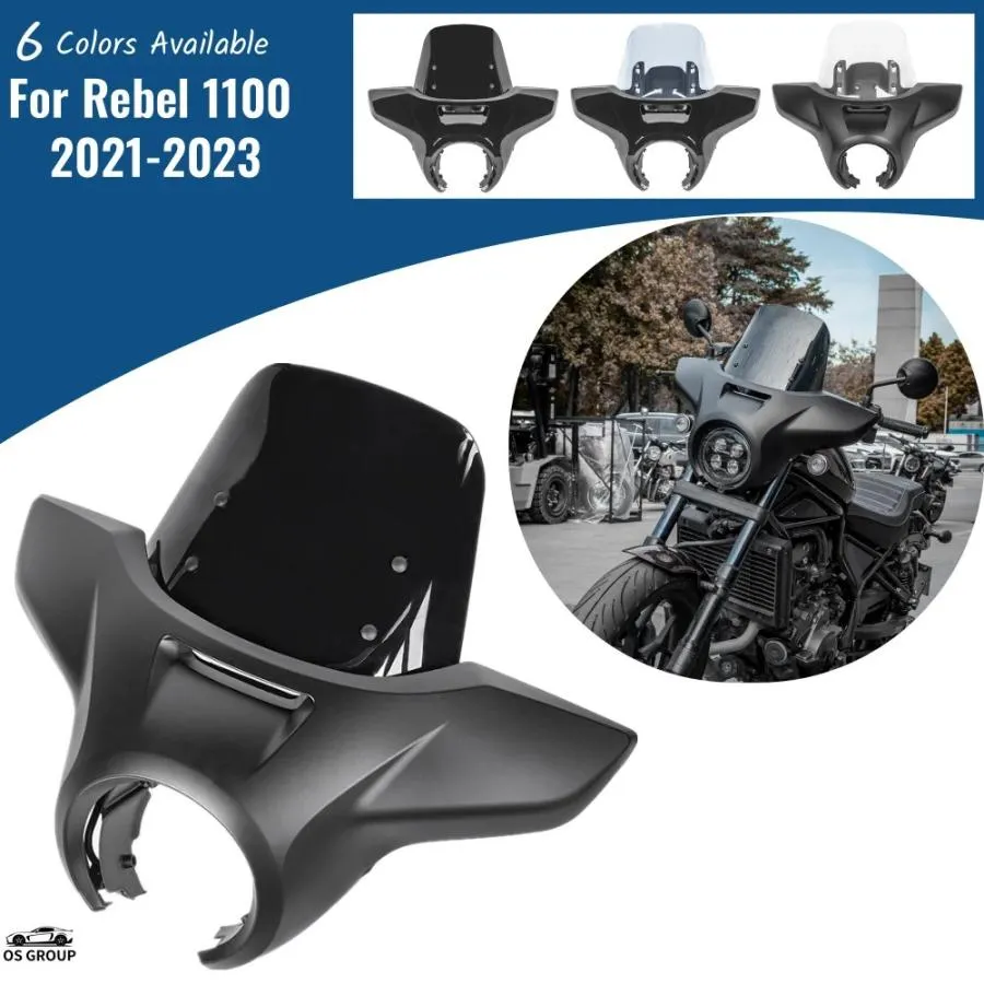 【並行輸入品】 ホンダ レブル CM CMX 1100 2021年-2024 2023 CM1100 フロント ヘッドライト カバー 風防スクリーン バイク ヘッドライト フェアリング 風よけ