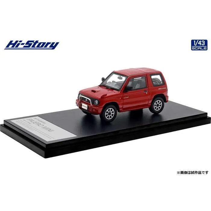 Hi-Story 1/43 MITSUBISHI PAJERO MINI VR-2 （1994）  モナコレッド インターアライド HS459RE