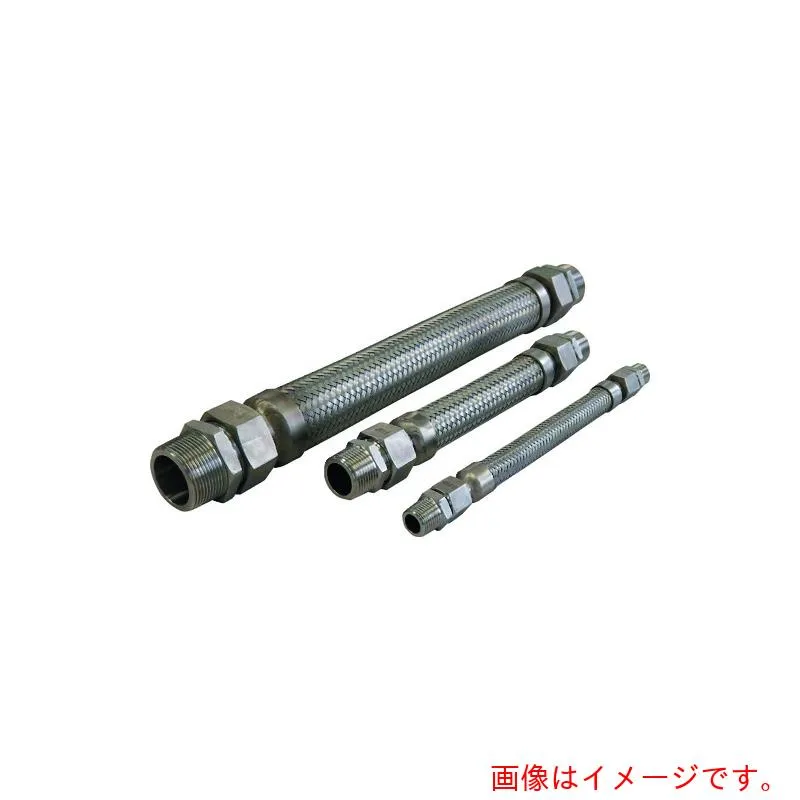トーフレ（TOFLE） ＦＴＡＰ 袋ナット付溶接型フレキ 継手ステンレス オスＸオス １５ＡＸ６００Ｌ 【品番：FTAP-7015-600-MM】