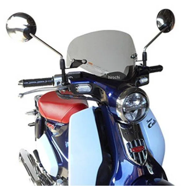 【メーカー在庫あり】 C125-08 旭風防 ショートバイザー スーパーカブC125 スモーク JP店