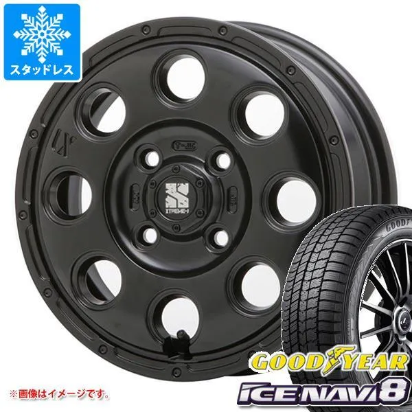 ハスラー用 スタッドレス グッドイヤー アイスナビ8 165/70R14 81Q MLJ エクストリームJ KK03