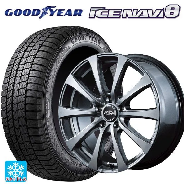 ホンダ ステップワゴン(RP6~8)用 225/40R18 92Q XL グッドイヤー アイスナビ8 MIDホイール G10