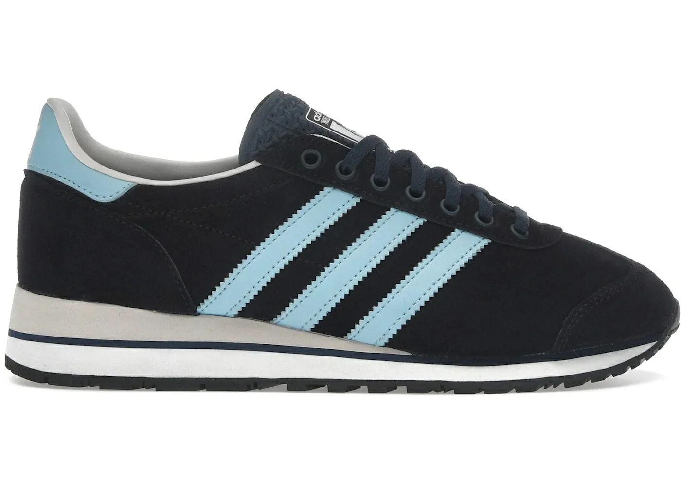 アディダス ナイト 紺色 ネイビー 青色 ブルー コア 黒色 ブラック スニーカー メンズ ADIDAS MARATHON SPZL NOEL GALLAGHER NIGHT NAVY / NIGHT NAVY CLEAR BLUE CORE BLACK