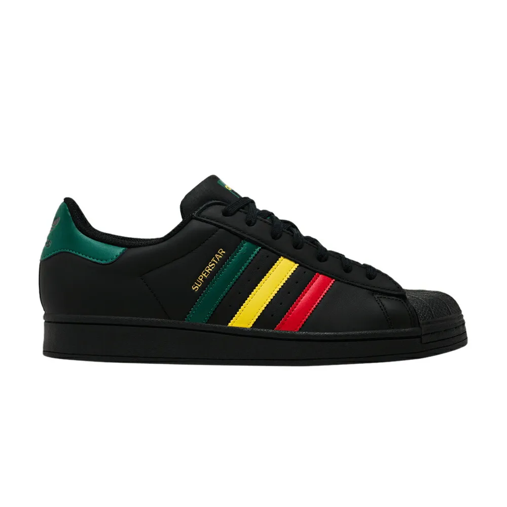 アディダス スーパースター コア 黒色 ブラック 黄色 イエロー RASTA BLACK スニーカー メンズ ADIDAS SUPERSTAR - / CORE BLACK YELLOW COLLEGIATE