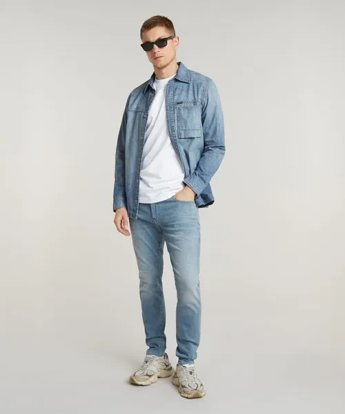ジーンズ REVEND SKINNY JEANS/ヴィンテージライクストレッチスキニージーンズ メンズ