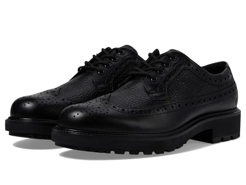 エコー メンズ シューズ オックスフォード ECCO Oslo Wing Tip Oxford Black/Black ブラック