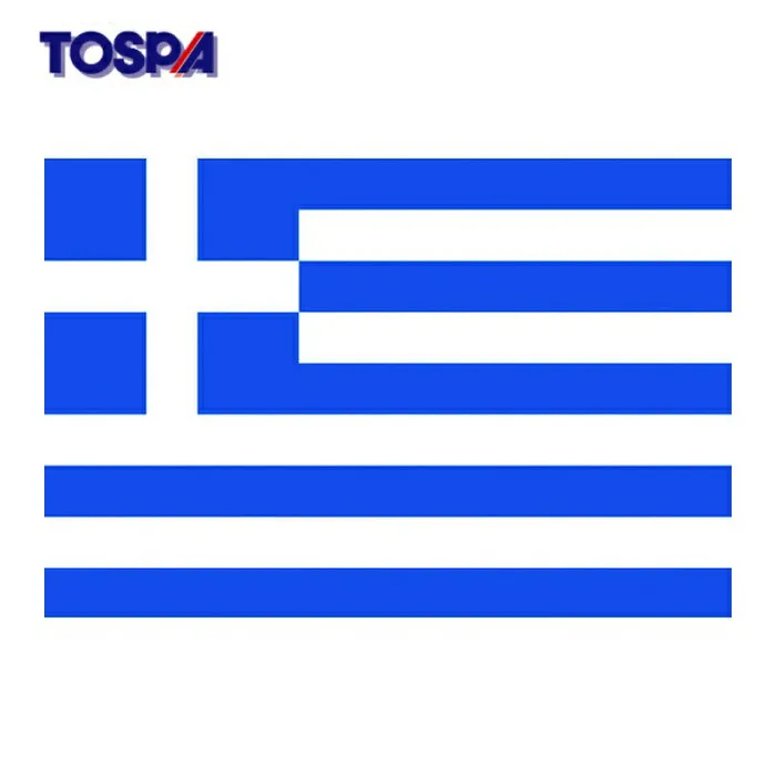 東京製旗 TOSPA 国旗No.2(90×135cm) ギリシャ (1枚) 426225
