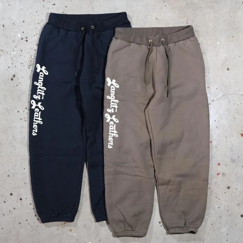 Langlitz Leathers ラングリッツレザーズ【Sweat Pants】≪TypeA≫スウェットパンツ 裏起毛度詰め オリジナルヘヴィーウェイトボディ