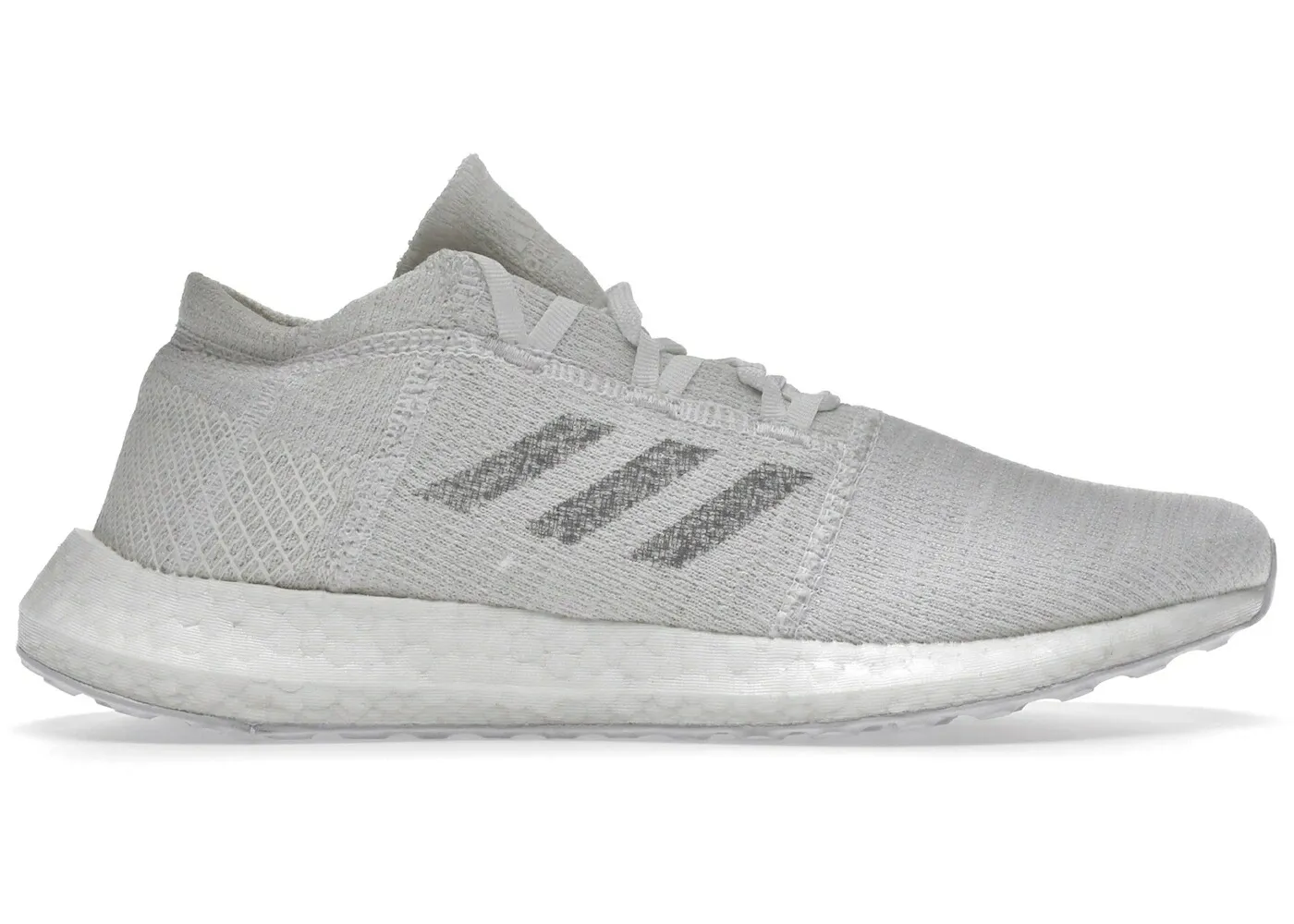 アディダス 白色 ホワイト ソリッド 灰色 グレー スニーカー メンズ ADIDAS PUREBOOST GO CLOUD WHITE / CLOUD WHITE LIGHT SOLID GREY
