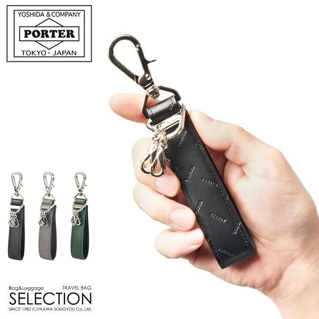 ポーター エンチェイス キーホルダー 007-02287 PORTER ENCHASE 吉田カバン キーリング 本革 レザー おしゃれ ブランド メンズ レディース 日本製