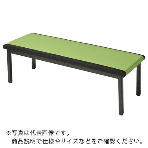 MIZUNO ( ミズノ ) ベンチ 樹脂タタミベンチ 背なしタイプ グリーン ( TRM-1500-JUS ) (株)ミズノ 【メーカー取寄】