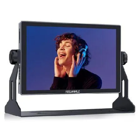 【平行輸入品】FEELWORLD S10 10.1 inch 12G-SDI 1200nit Aluminium Camera Field DS