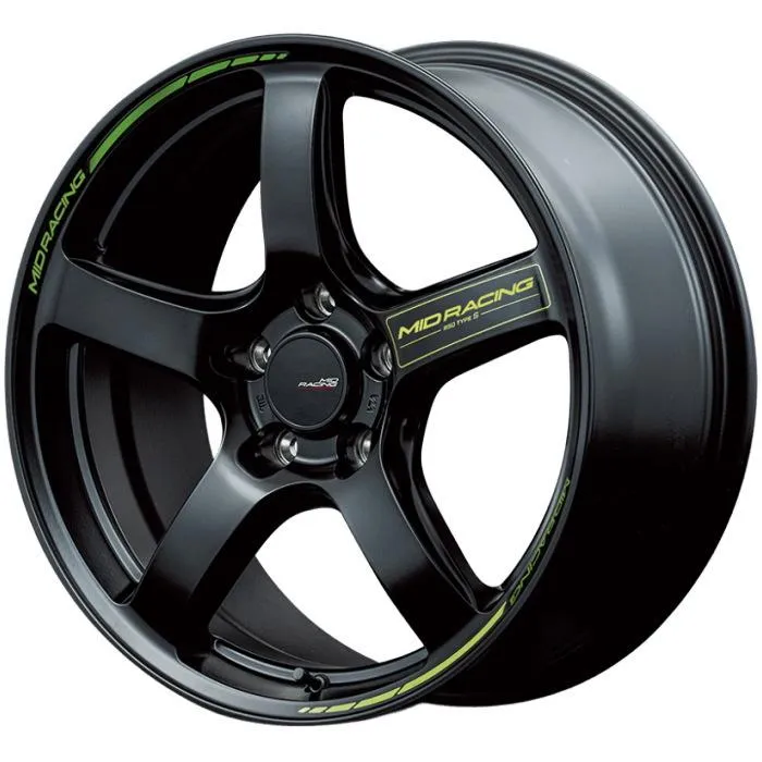 BRIDGESTONE BLIZZAK WZ-1 215/50R18 92Q MID RACING R50 TypeS セミグロスブラック 18インチ 8J+45 5H-114.3 スタッドレス 4本セット