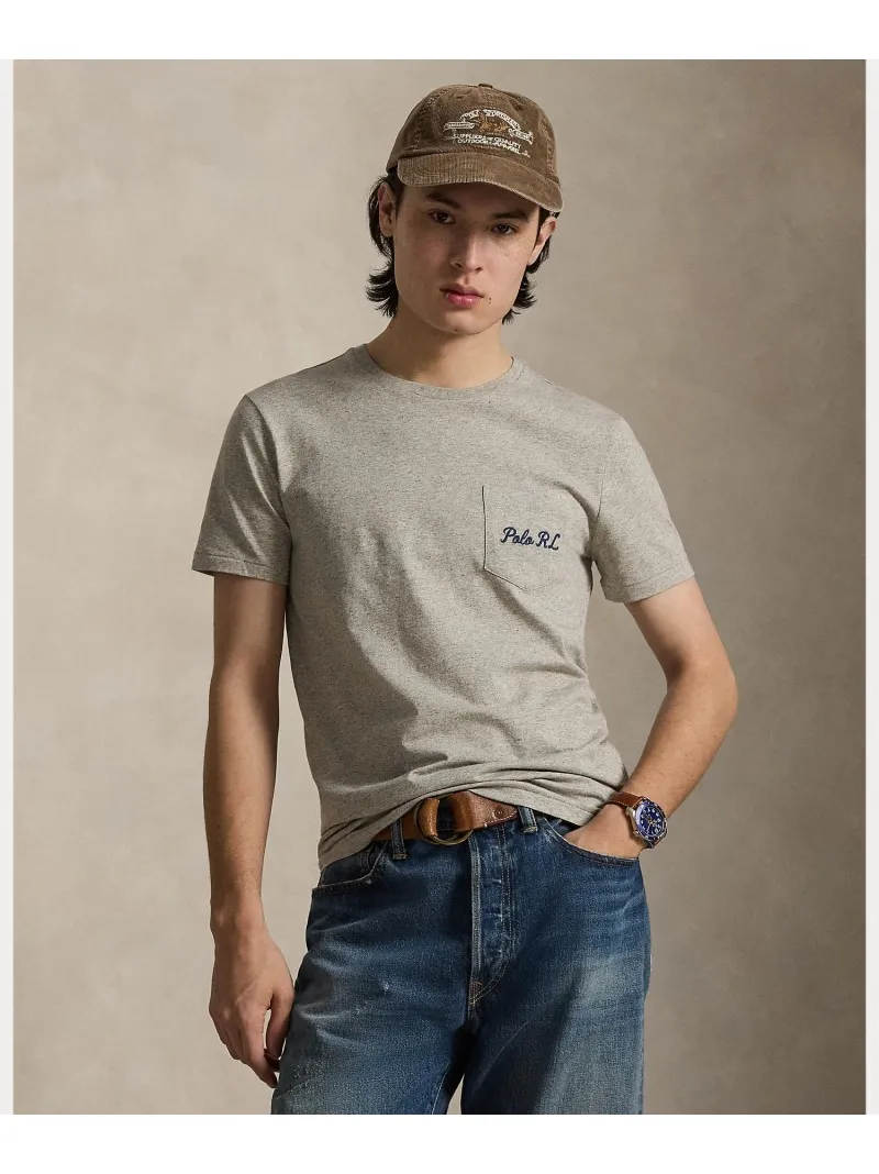 POLO RALPH LAUREN クラシック フィット Polo ベア ジャージー Tシャツ ラルフローレン トップス カットソー・Tシャツ グレー【送料無料】