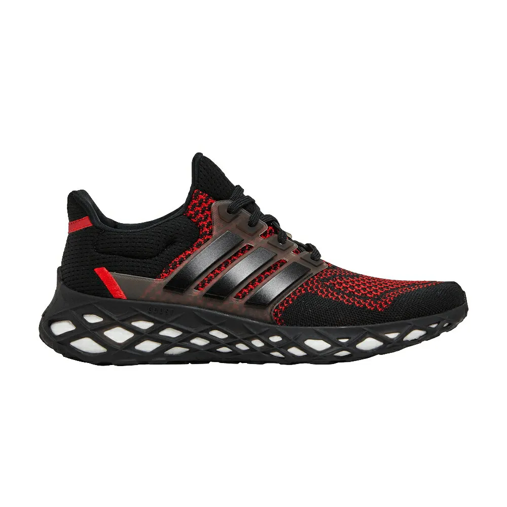 アディダス コア 黒色 ブラック 赤 レッド BLACK RED スニーカー メンズ ADIDAS ULTRABOOST WEB DNA VIVID / CORE BLACK CORE BLACK VIVID RED