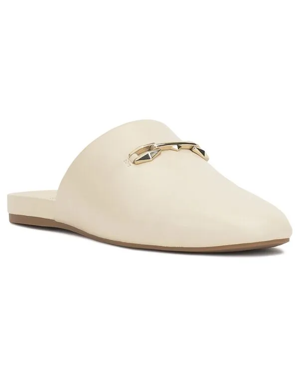 ヴィンスカムート レディース シューズ パンプス Vince Camuto Women Macassie Slip-On Mules Creamy White Leather ホワイト