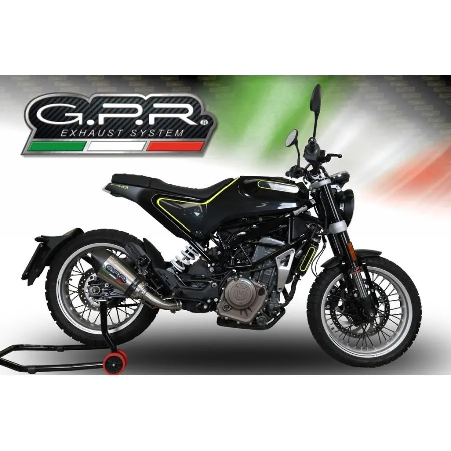 GPR ジーピーアール HOMOLOGATED スリップオンマフラー SVARTPILEN 401 HUSQVARNA ハスクバーナ マフラー