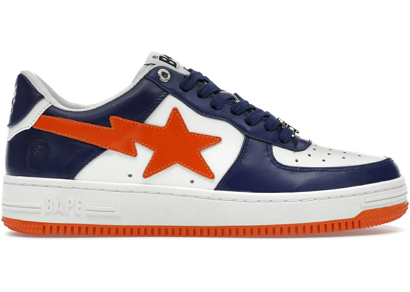 ベイプ 白色 ホワイト 青色 ブルー 橙 オレンジ #3 スニーカー メンズ BAPE A BATHING APE STA M2 WHITE BLUE ORANGE / WHITE BLUE ORANGE