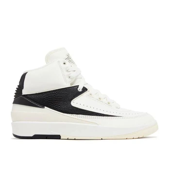 ナイキ エアジョーダン Air Jordan 【 Wmns Jordan 2 Retro ail Black Women Sail/Coconut Milk/Black 】 レトロ レディース 黒色 ブラック