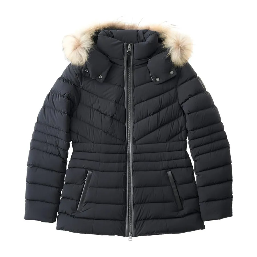 並行輸入 マッカージュ ダウンジャケット MACKAGE パッツィー PATSY F BLACKレディース