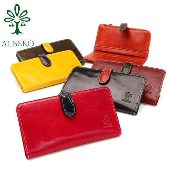 アルベロ 長財布 ALBERO 財布 PIERROT ピエロ 二つ折り 小銭入れ 薄い 薄型 スリム 本革 レザー ウォレット おしゃれ かわいい レディース 6431 爆買