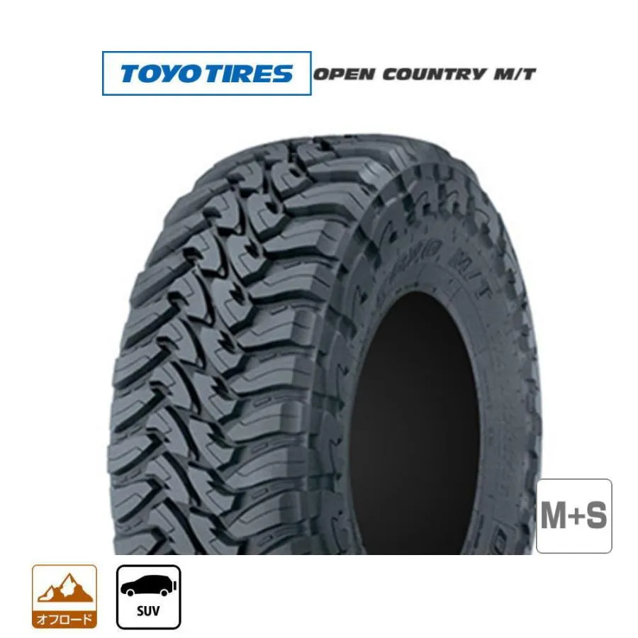 TOYO TIRES トーヨータイヤ OPEN COUNTRY オープンカントリー MT  265/70R17 121/118P LT (M+S)  オフロードタイヤ単品(1本〜)