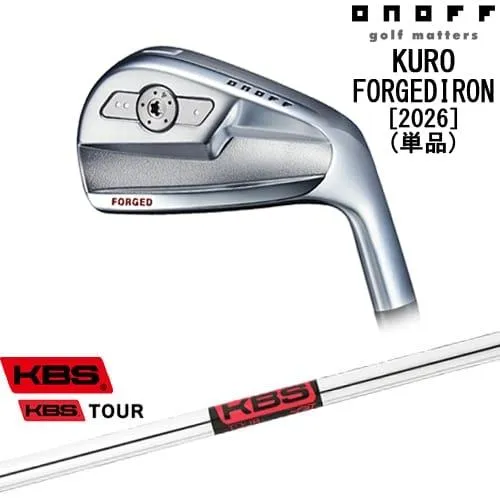 ONOFF KURO(クロ) フォージドアイアン単品(4I/5I) 2026年モデル[IR]オノフONOFF KBS TOUR
