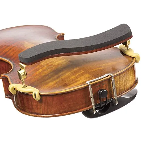 【中古】【未使用・未開封品】Kun Bravo 4/4 Violin Shoulder Rest - Hardwood with Brass Fittings