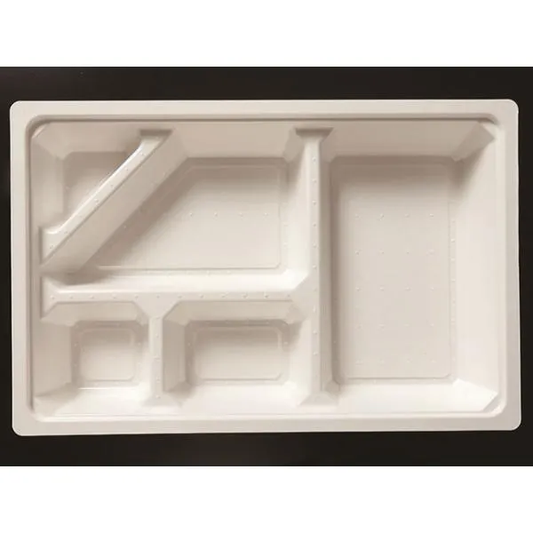 (300枚) 弁当容器 KMP90-60A 中仕切 ホワイト ケーピープラテック 00120234
