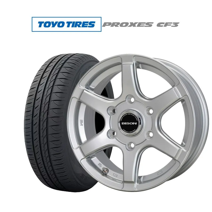 サマータイヤ ホイール4本セット ホットスタッフ バイソン BN-04 トーヨータイヤ プロクセス PROXES CF3 165/70R14