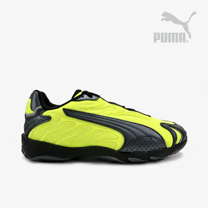 ：PUMA｜Inhale Metallic Retro Tech Cell/ プーマ/インヘイル メタリック レトロ テック セル/イエローアラートｘブラック #
