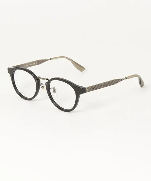 伊達メガネ メガネ 眼鏡 「GUCCI/グッチ」ラウンド メガネ GG1743OJ 002 レディース メンズ