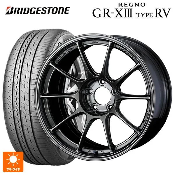 送料無料 サマータイヤホイールセット 235/50R18 101V XL ブリヂストン レグノ GR-X3 タイプ RV 正規品 # ウェッズ ウェッ