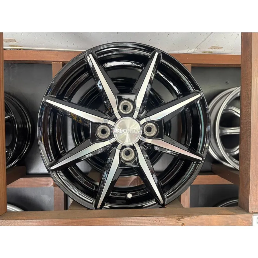 23.展示品 BLONKS TB-08 13×4.0J 100-4H +43  ハブ径67.2ｍｍ 4本セット 即決価格！ ライフ、ゼストなど軽自動車に！