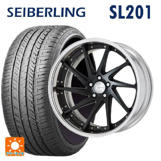 送料無料 サマータイヤホイール 4本セット 245/45R19 98W セイバーリング セイバーリング SL201(ブリヂストン工場生産） ワーク グ