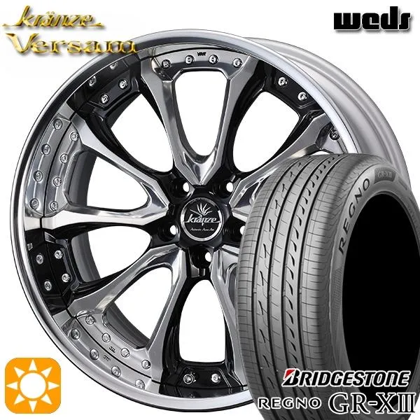 サマータイヤ ホイール4本セット 245/45R19インチ 5H114.3 ウェッズ クレンツェ ヴェルサム BF ブリヂストン レグノGR-X3