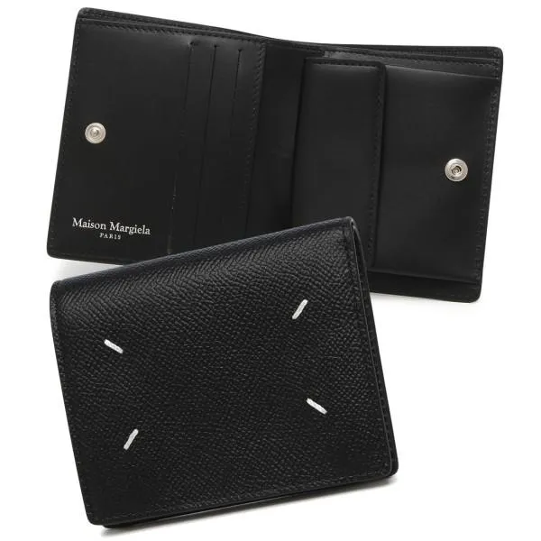 メゾンマルジェラ 二つ折り財布 コンパクト財布 ブラック メンズ レディース Maison Margiela SA3UI0007 P4745 T8013