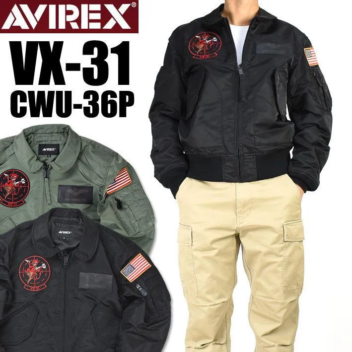 AVIREX アビレックス CWU-36P VX-31 TOP GUN トップガン フライトジャケット メンズ ミリタリー 6102208 783-5952022