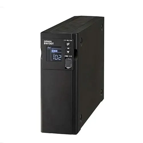 【中古】オムロン 無停電電源装置(常時商用給電/正弦波出力) 1000VA/610W BW100T ブラック
