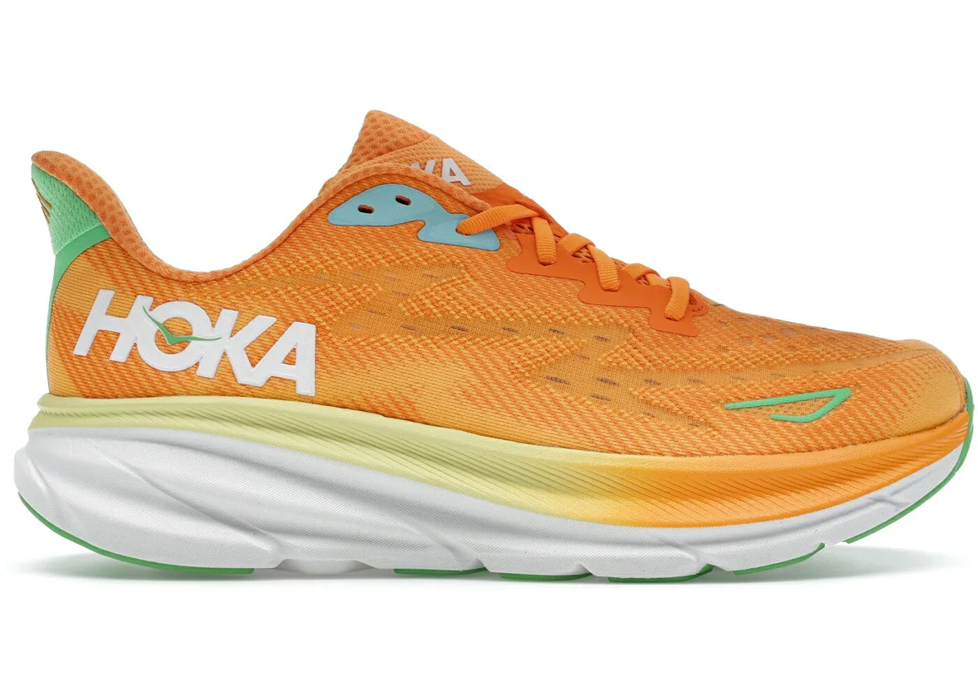 ホカオネオネ スニーカー メンズ HOKA ONE ONE HOKA ONE CLIFTON 9 SOLAR FLARE SHERBERT / SOLAR FLARE SHERBERT