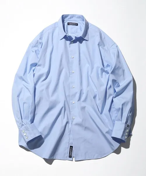 シャツ CAHLUMN/カウラム Magazine Pocket Wide Spread Collar Shirt/マガジンポケット ワイドスプレッド
