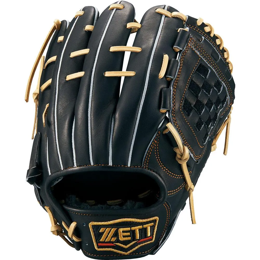 ZETT ゼット 軟式グラブ プロステイタス（源田タイプ）内野手用（二塁手・遊撃手用）BRGB30561（1932：ブラック×パステルブラウン）グラブ グローブ プロステ 内野グラブ 源田グラブ 源田グローブ