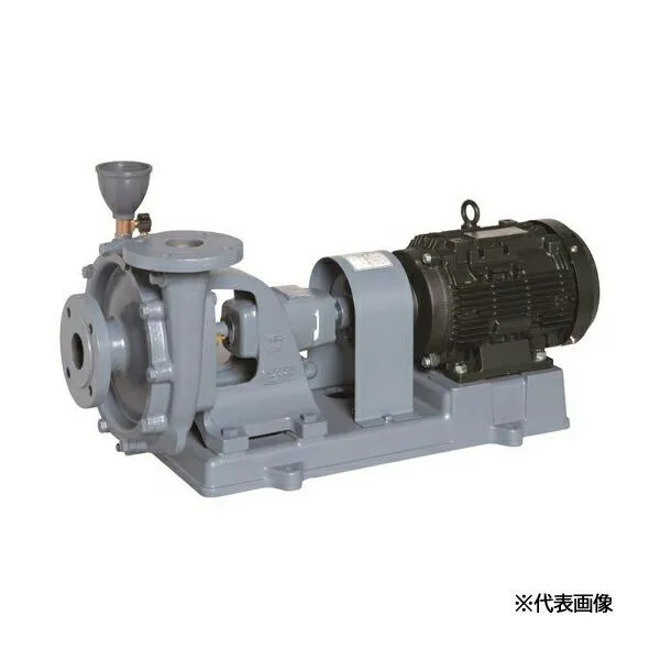 ●エバラ/荏原 【150SE55.5B】片吸込渦巻ポンプ S型 標準仕様 口径150mm 出力5.5kW 4極 三相 モーター駆動 50Hz〔GA〕